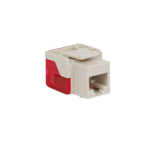 ICC IC1078L6WH EZ CAT 6 Keystone Jack, White