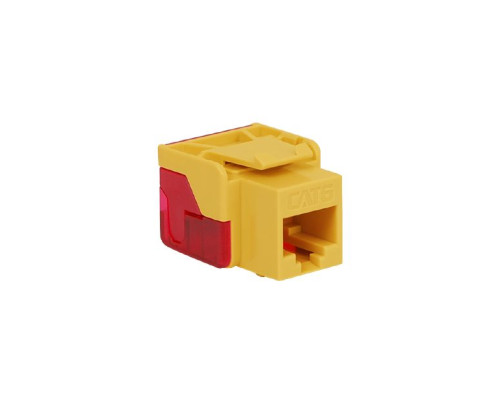 ICC IC1078L6YL EZ CAT 6 Keystone Jack, Yellow