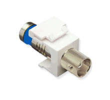 ICC IC107BQCWH RG6Q BNC Compression Jack, White