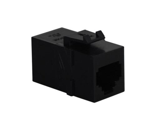 ICC IC107C6SBK RJ-11/14/25 6P6C Coupler, Black