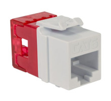 ICC IC107F6TRD CAT 6 HD Modular Connector, Red, 10 Pack