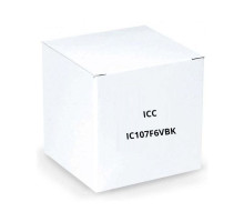 ICC IC107F6VBK Module, Cat 6, HD, 400 Pack, JackEasy, Black