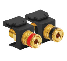 ICC IC107PMGBK Gold Binding Post Modules, Black