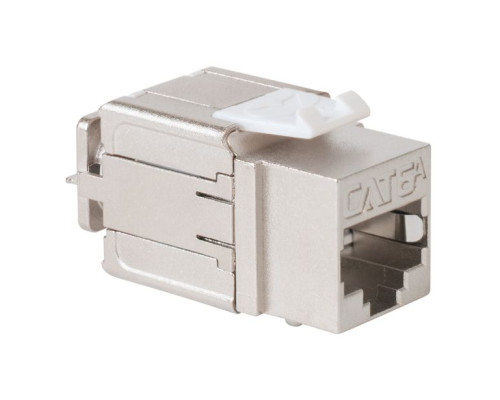 ICC IC107SACA0 CAT6A Shielded Modular Connector, White, 25 Pack