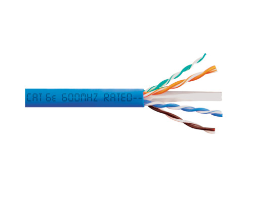 ICC ICCABP6EBL CAT6 600MHz UTP/CMP Blue Copper Premise Cable 1000 ft