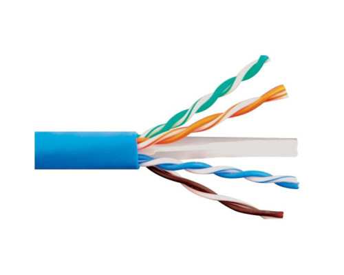 ICC ICCABR6EBL CAT6 600MHz UTP/CMR Copper Premise Cable Blue 1000 ft