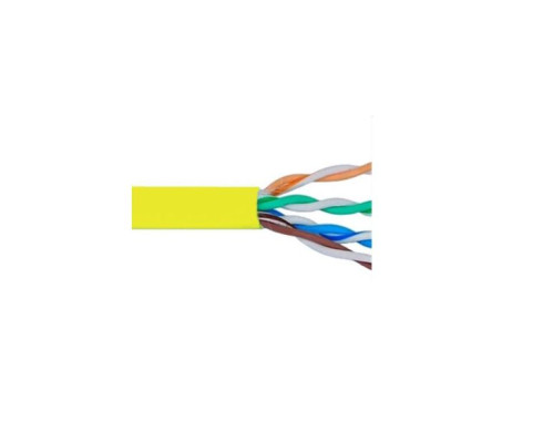 ICC ICCABR6VYL CAT6 500MHz UTP/CMR Copper Premise Cable Yellow 1000 ft