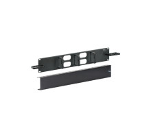 ICC ICCMSCMP32 Cable Management Metal Ring Panel, 2U