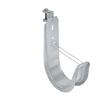 ICC ICCMSJHB55 4″ J-Hook with Beam Clamp and Retainer Clip in 25 Pack