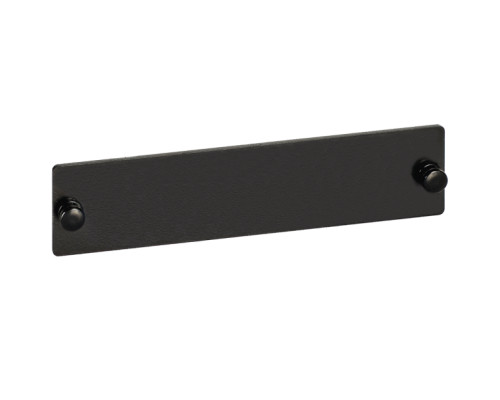 ICC ICFOPB00BK Blank Fiber Optic Adapter Panel Black