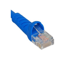 ICC ICPCSJ10BL Molded Boot Patch Cord, Blue, 10 Ft.