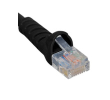 ICC ICPCSK01BK Cat 6 Patch Cord, Black, 1 Ft.