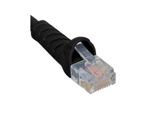 ICC ICPCSK01BK Cat 6 Patch Cord, Black, 1 Ft.