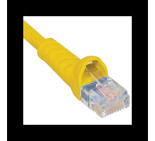 ICC ICPCSK10YL Cat 6 Patch Cord, Yellow, 10 Ft.