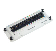 ICC ICRESDPA2C 8-Port Deluxe CAT 5e Data Module