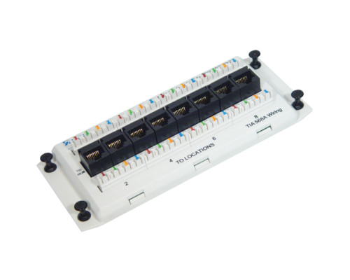 ICC ICRESDPA2C 8-Port Deluxe CAT 5e Data Module