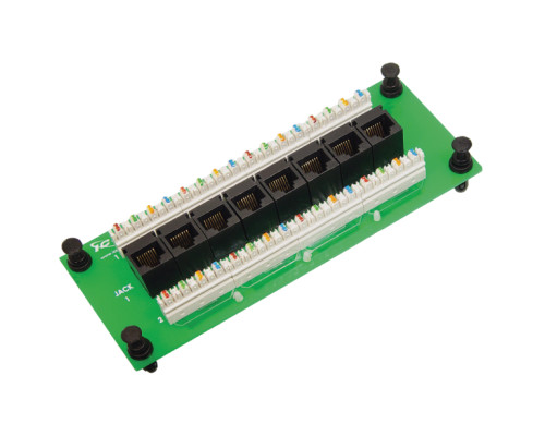 ICC ICRESDPB3C 8-Port Compact CAT 6 Data Module