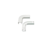 ICC ICRW13EBWH 1 3/4' Flat Elbow with Base - White