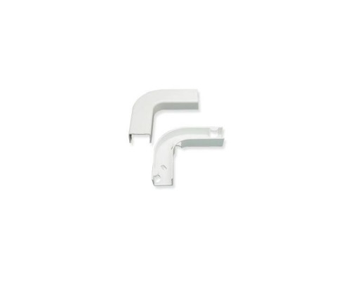 ICC ICRW13EBWH 1 3/4' Flat Elbow with Base - White