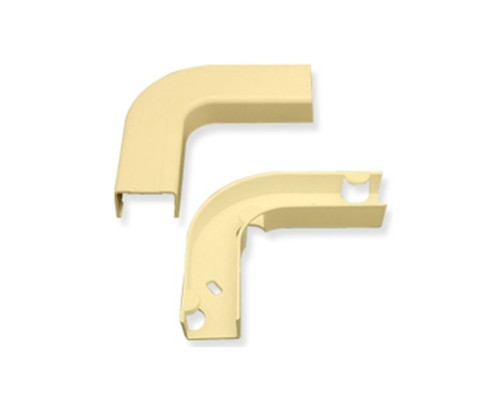 ICC ICRW22EBIV 3/4' Flat Elbow with Base Ivory