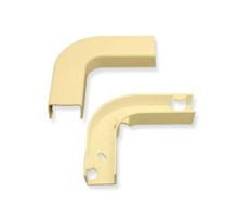 ICC ICRW33EBIV 1 1/4' Flat Elbow and Base - Ivory