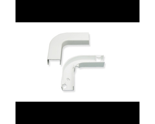 ICC ICRW44EBWH 1 3/4' Flat Elbow & Base - White