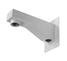 Pelco IDM4012SS-SW Wall Mount Arm Feed-thru, Stainless Steel, RAL 9003