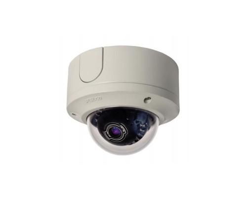 Pelco IME119-1ES 1 Megapixel Surface Mount Environmental Mini Dome IP Camera, 3-9 mm Lens, Light Gray