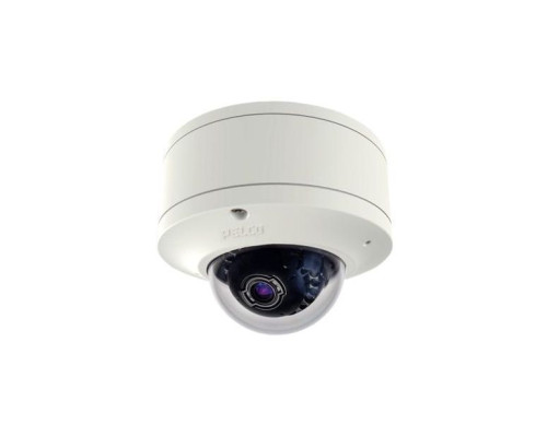 Pelco IME119-1P 1 Megapixel Pendant Mount Enhanced Mini Dome IP Camera, 3-9mm Lens, White