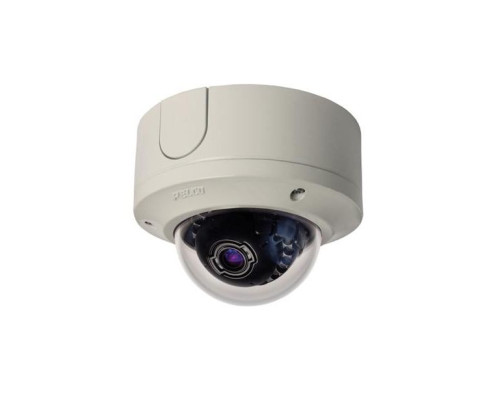 Pelco IME3122-1VS 3 Megapixel Surface Mount Indoor Mini Dome IP Camera, 9-22mm Lens, Light Gray