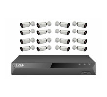 INVID1KIT 16 Security Camera Kit 2MP Bullet Cameras 6TB