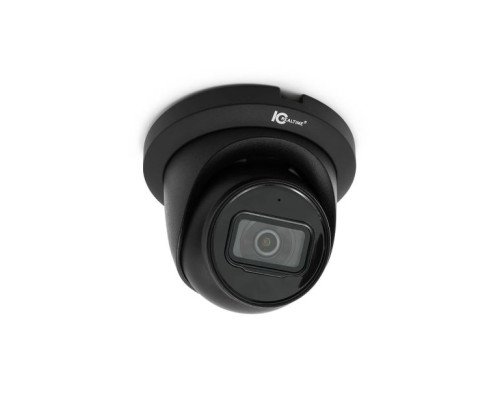 ICRealtime IPEL-E80F-IRB2 8 Megapixel IP Indoor/Outdoor IR Eyeball Dome Camera with 2.8mm Lens, Black