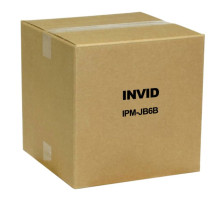 InVid IPM-JB6B Junction Box for Paramont Series Cameras, Black