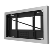 Peerless-AV KIL640-35D-S On-Wall Landscape Kiosk for 40' Displays up to 3.5' Deep, Silver