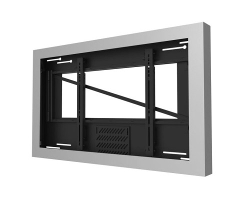 Peerless-AV KIL640-35D-S On-Wall Landscape Kiosk for 40' Displays up to 3.5' Deep, Silver