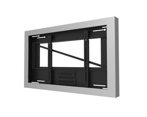 Peerless-AV KIL643-35D-S On-Wall Landscape Kiosk for 43' Displays up to 3.5' Deep, Silver