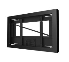 Peerless-AV KIL649 49' On-Wall Kiosk Landscape Enclosure, Black