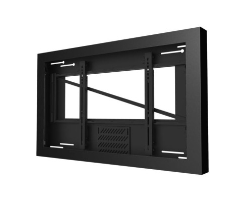 Peerless-AV KIL649-35D-RAL9007-DIV 49' On-Wall Landscape Kiosk for Displays up to 3.5' Deep with Hex Pin Screws