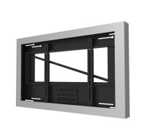 Peerless-AV KIL649-35D-S 49' On-Wall Landscape Kiosk for Displays up to 3.5' Deep, Silver