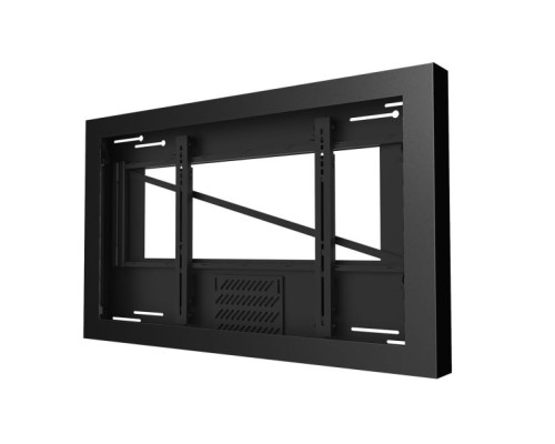 Peerless-AV KIL649 49' On-Wall Kiosk Landscape Enclosure, Black