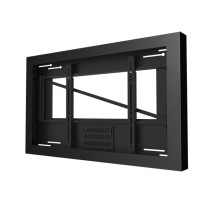 Peerless-AV KIL655 55' On-Wall Kiosk Landscape Enclosure, Black