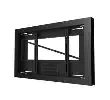 Peerless-AV KIL655-35D-HEX 55' On-Wall Kiosk Landscape Enclosure with Hex Screw Locks, Black