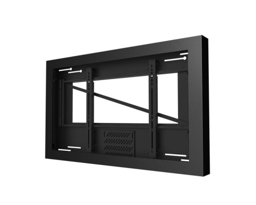 Peerless-AV KIL655-35D-HEX 55' On-Wall Kiosk Landscape Enclosure with Hex Screw Locks, Black