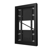 Peerless-AV KIP649-35D On-Wall Kiosk Portrait Enclosure for 49' Displays up to 3.5' Deep, Black