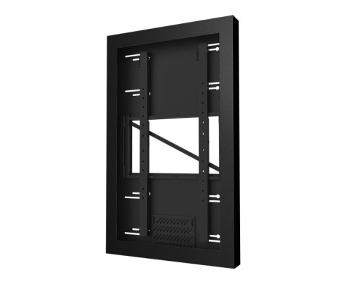 Peerless-AV KIP655-35D On-Wall Kiosk Portrait Enclosure for 55' Displays up to 3.5' Deep, Black