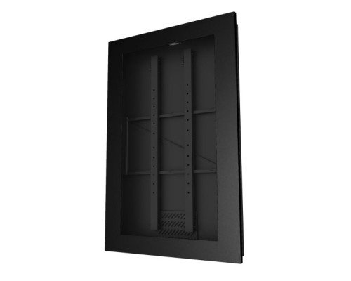 Peerless-AV KIP743 43' Portrait In-Wall Kiosk Enclosure, Black