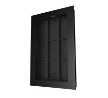 Peerless-AV KIP746 46' Portrait In-Wall Kiosk Enclosure, Black