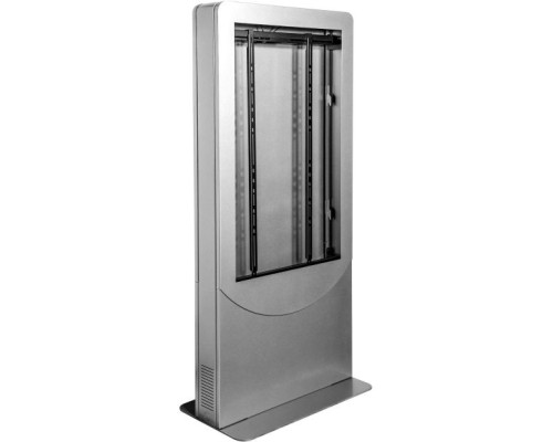 Peerless-AV KIPC2549-SB Portrait Kiosk for 49' Displays, Silver & Black