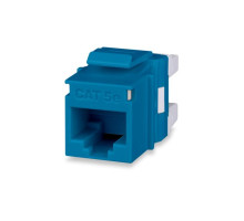 West Penn KJ458MT-C5E-BU Category 5e MT-Series High-Density Keystone Jack, T568A/B, Blue