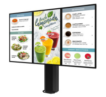 Peerless-AV KOF555-3 Universal 55' Triple-Display Outdoor Digital Menu Board